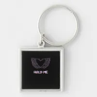 Hold Me Classic Skeleton Hand Heart Style Keychain