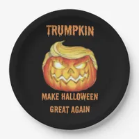 Sweatshirt, Trumpkin, Halloween Classic Paper Plates