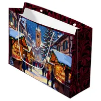 Strasbourg, France Christmas   Large Gift Bag