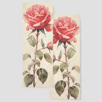Rose June Birth Month Flower Two-sided Bookmarks
