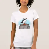 Cute Hand drawn Puffin T-Shirt