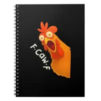 F-Caw-F Chicken Retro Classic Notebook