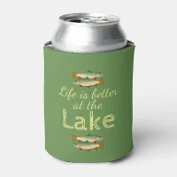 Green Rainbow Trout | Life is better at the Lake Can Cooler