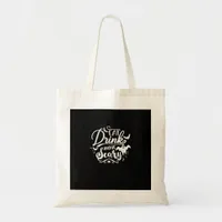 Womens Eat Drink And Be Scary Halloween Modern Tote Bag