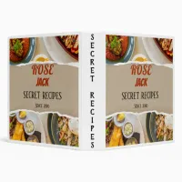 Secret Recipes Cookbook 3 Ring Binder