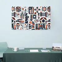4th of July Generative Pattern Banner
