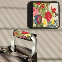 Vintage Flowers & Butterflies Luggage Handle Wrap