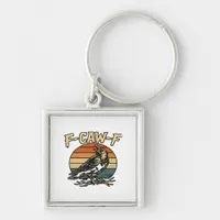 Humor Gothic F-Caw-F Funny Crow Essential Creative Keychain