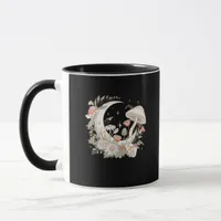 Aesthetic Moon Goblincore And Cottagecore Mushroom Mug