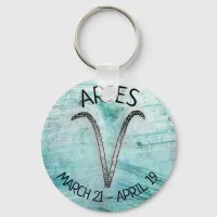 Horoscope Sign Aries Keychain