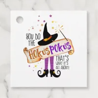 You Do the Hokus Pokus Witch Magic ID982 Favor Tags