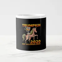 Trumpkin Keep Halloween Great Pumpkin   Giant Coffee Mug