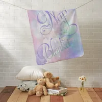 Personalized Clouds and Stars Nap Blanket