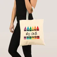 back School Rainbow Teacher Life Tote Bag