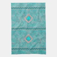 Southwest Turquoise Kitchen Towel