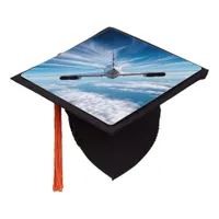 Beyond the Horizon: Concorde from Behind Graduation Cap Topper