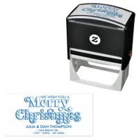 We Wish You A Merry Christmas Personalized Gift  Self-inking Stamp