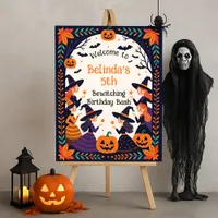 Whimsical Bewitching Witches Halloween Birthday Foam Board