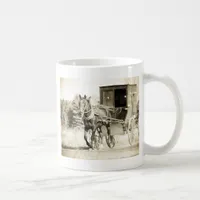 Horse and Buggy Sepia Coffee Mug