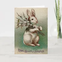 Vintage Loving Easter Greeting Card