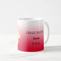 Mug - Iowa State Map with City