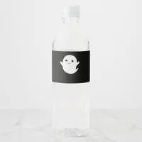 Cute Little Boo Fitted Water Bottle Label