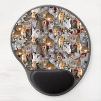 Cats meeting point gel mouse pad