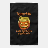 Trumpkin Make Halloween Great Again Jack O Lantern Garden Flag