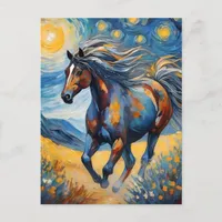 Mustang Horse Postcard