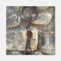 Old Metal and Rocks Magnet