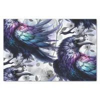 Watercolor Flowers Floral Raven Botanicals Tissue Paper