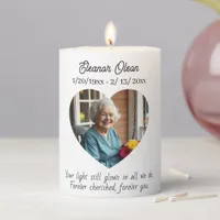 Memorial Candle Keepsake | Photo and Poem