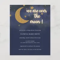 Budget Over the Moon Gender Neutral Baby Shower