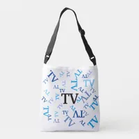 Tote Bag (ao) - Blue Initials