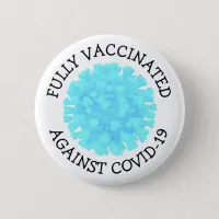 Fully Vaccinated against Covid 19 Button