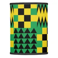 African Kente Geometric Patterned Jamaican Lamp Shade