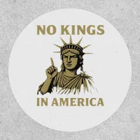 No Kings In America Statue Of  No Kings Day Protes Patch