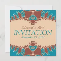 Eastern Blue Sienna Wedding Invitation