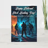 Happy Ghost Hunting Day! Funny Holiday Card