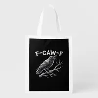 F-Caw-F Classic Retro Style Grocery Bag