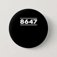 8647 - Antifascism Design Classic Design Button