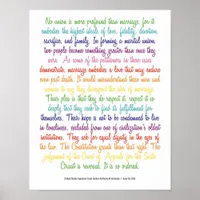 Gay Marriage Court Ruling Poster