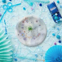 Floral and whimsy paper plates 