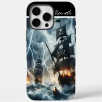 Pirate Ship In Storm iPhone 16 Pro Max Case