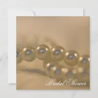 Twisted Pearls Bridal Shower Invitation