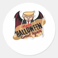 As Vampire - Make Halloween Great Again. Classic Classic Round Sticker