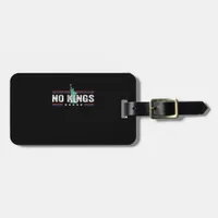 No Kings Day Retro Graphic Luggage Tag