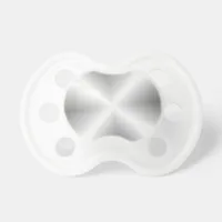 Faux Silver Metallic Baby Pacifier