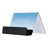 Custom Photo Artwork Logo Name Quote Desk Business Card Holder