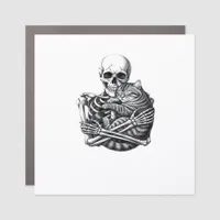 Till Death Do Us Part Quote Classic Design Car Magnet